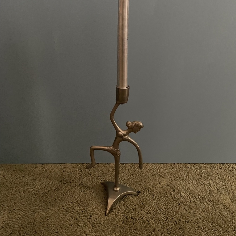 Art Deco candle holder